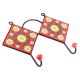 Red And Yellow Flower Tiles Hook